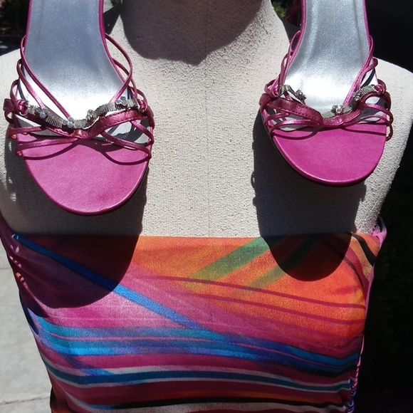 Strapless unique beautiful summer dress - Picture 4 of 4